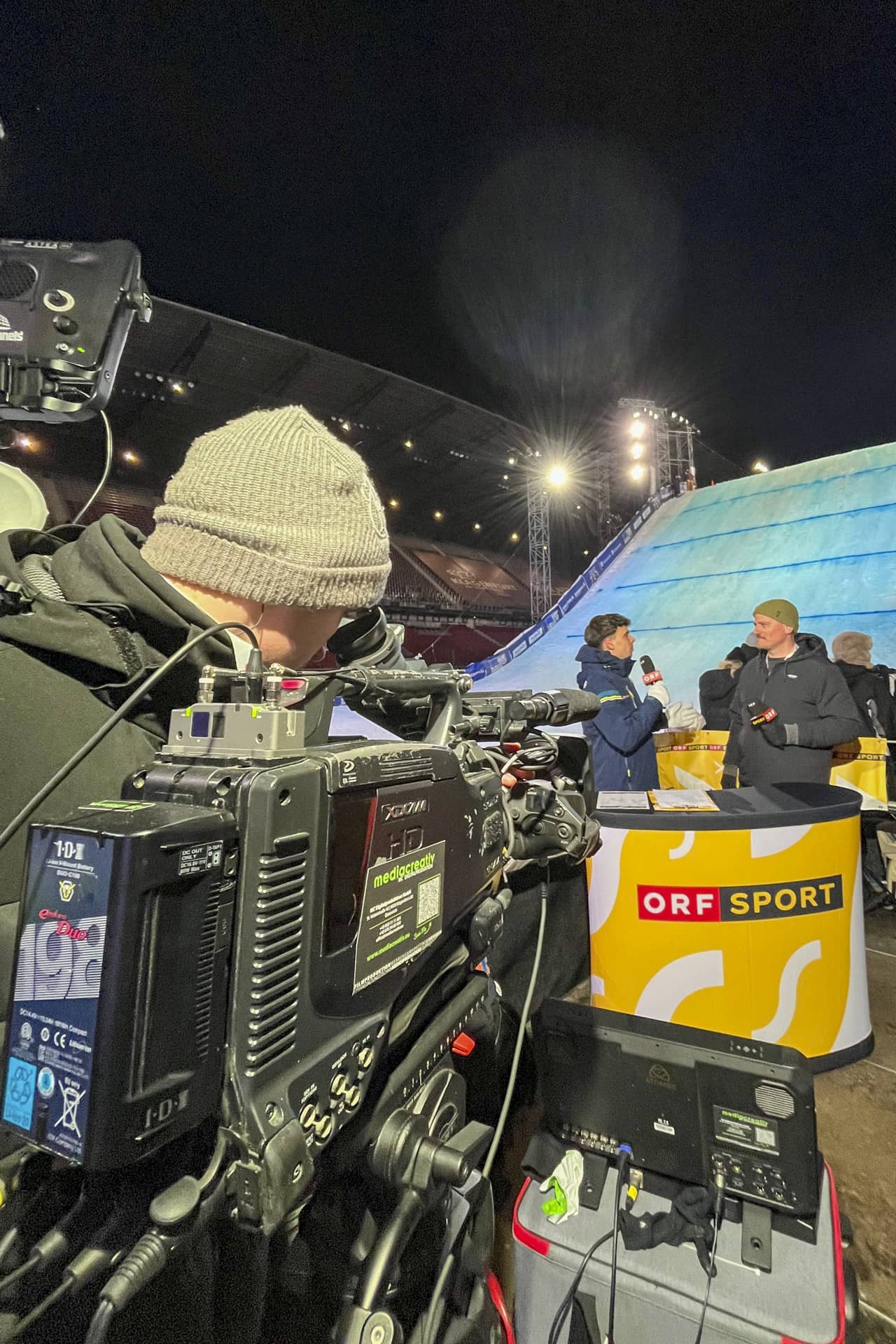 Big Air Klagenfurt Presenterposition
